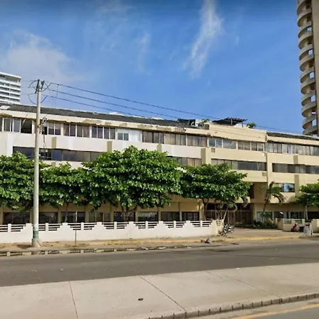 Apto cerca Centro Hist en Edf Frente a la playa Cartagena Exterior foto
